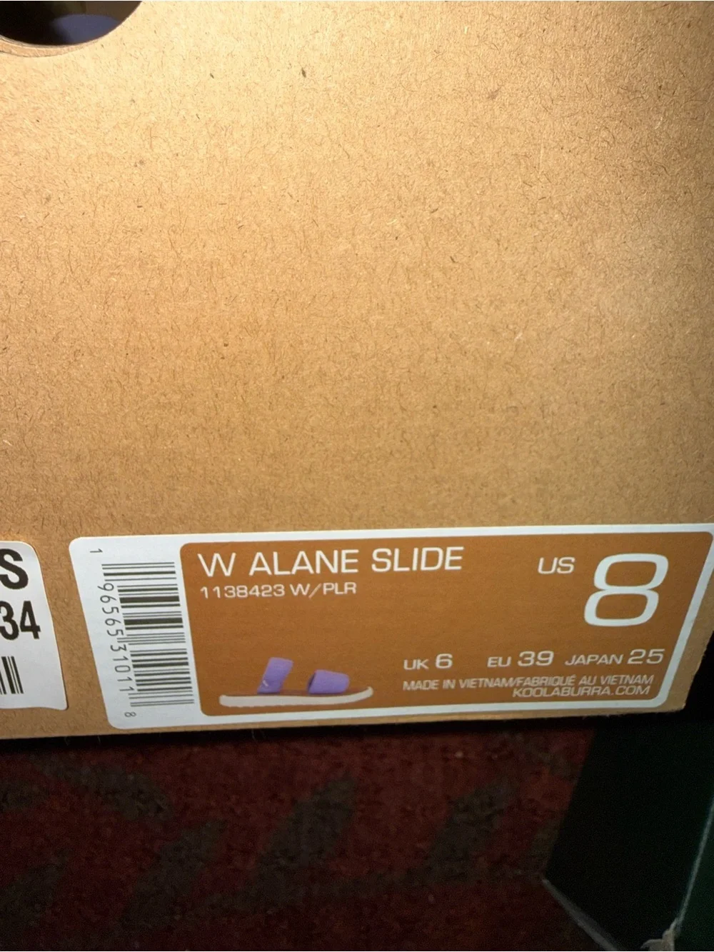 Koolaburra by UGG Alaine Lilac Double-Strap Slide Sandals- Size 8 New